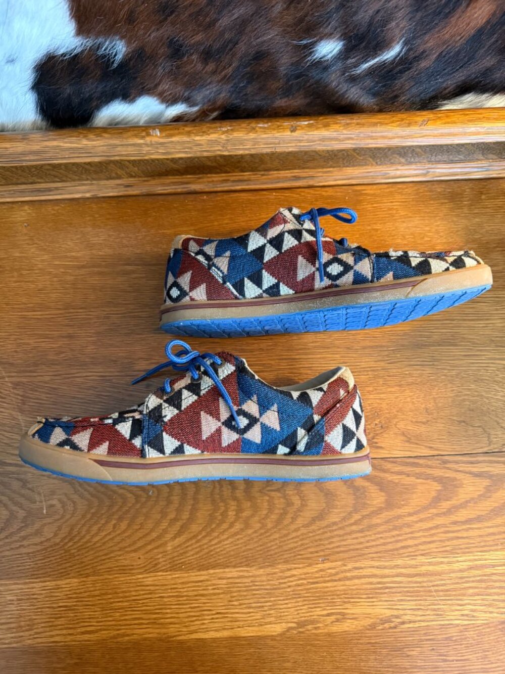 TWISTED X WOMEN'S MIDNIGHT SOUTHWESTERN LOPER SHOES SZ 9.5 - Picture 8 of 12